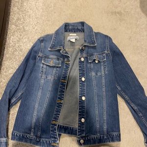 Maternity jean jacket